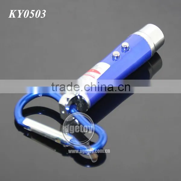 3 in 1 Mini LED Flashlight Torch Lamp Aluminum Carabiner Personality UV Money Detector Electric LED Light Keyring Led Torch photo-3
