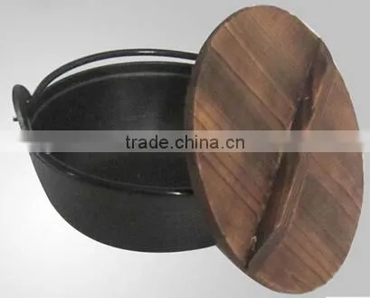 Carbonized Wood Pan Lid/ Wood Pan Cover/ Wood Pot Cover With Handle photo-6