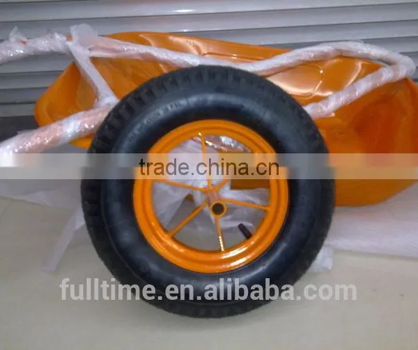 High Quality Manufacturer Rubber Wheel Barrow Tire 350 8 photo-2