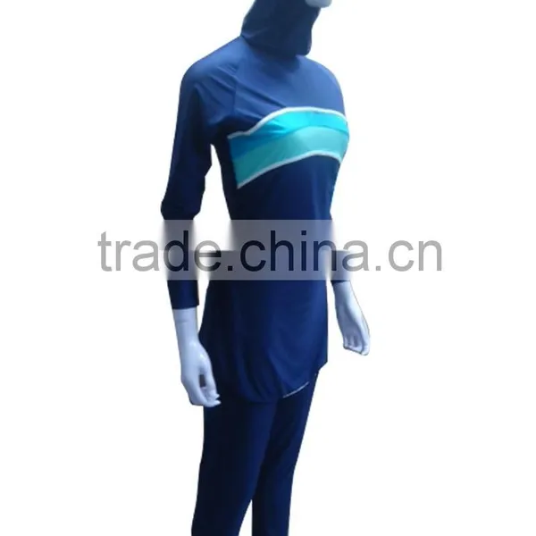 Open Hot Sexy Girl Photo Muslim Women Swimwear Waterproof photo-3