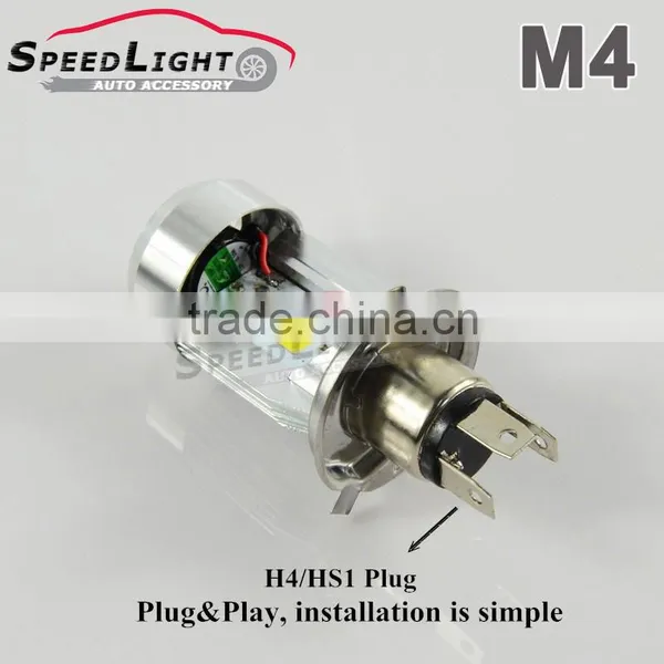 New Arrival M4 Motorcycle LED Headlight H4 20W 2000LM With Hi Low Bean photo-5