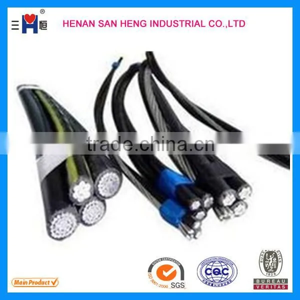 0.6/1KV Overhead Line 4x25mm2 Xlpe Compound ABC Drop Cable (Aerial Bundled Cable) photo-2