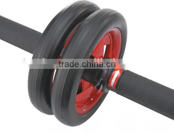 2 in 1 Massage & Exercise Wheel AB Exercise Easy to Use and Carry Home Gym Exercise Wheel AB WHEEL Brake Exercise Wheel Massage photo-2