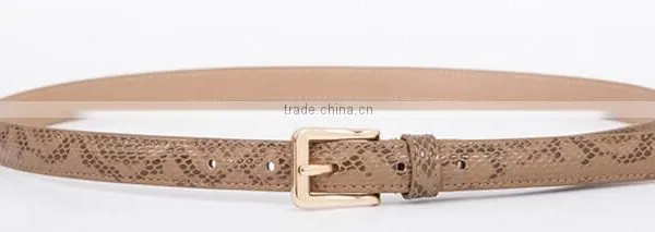 Animal Fashion Belt Snake PU Belt for Lady photo-2