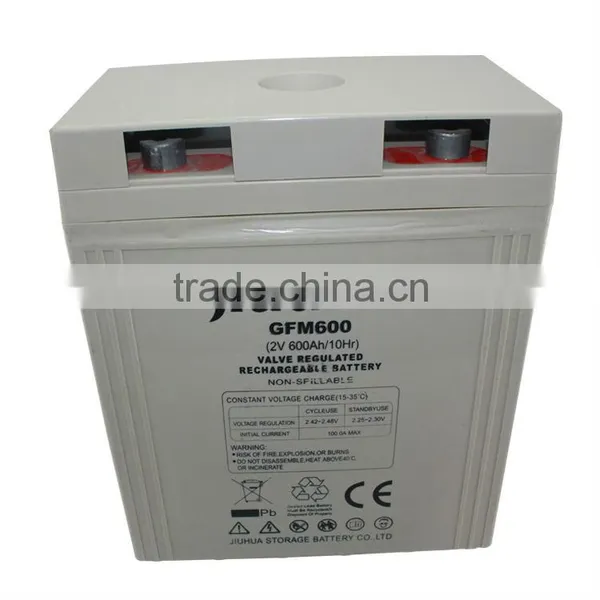2v 600AH Deep Cycle Battery for Solar and Ups