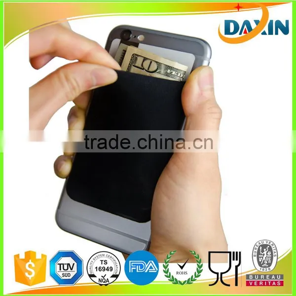 3M Sticker Back Adhesive Silicone Phone Pouch/ID Card Smart Wallet photo-4