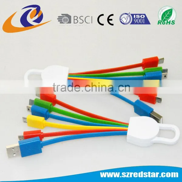 2016 New Model 5 Head Multi Charging Usb Cable for Iphone/samsung/andriod photo-5