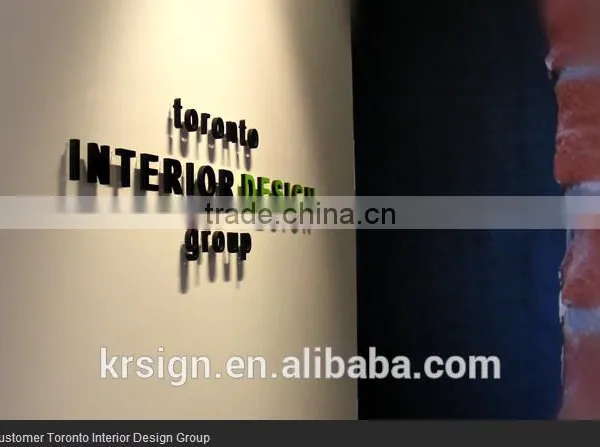 3d Acrylic Mini Letter Sign of Company Logo for Advertising photo-4
