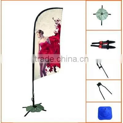 3.3m Feather Flag Pole With Water Tank Design photo-2