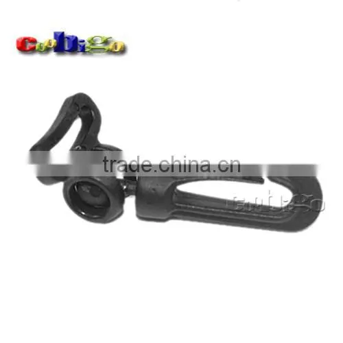 Black Plastic Rotary Snap Hook Clips for Bags Backpack Hanging Outdoor Kits #FLC019-A/B/C/D/E photo-4