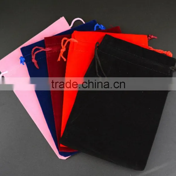 Brand New Middle Drawstring Velvet Jewelry Bags With Great Price photo-4
