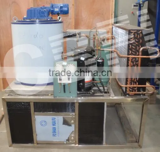 Small Flake Ice Maker With Ice Bin to Make Flake Ice in Guangzhou photo-4