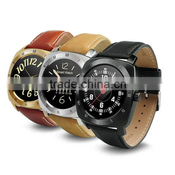 2016 New Bluetooth Smart watch DM88 for men smart watch with android and IOS phone Style Wristwatch and heart rate monitor watch