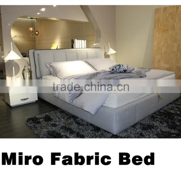 Hot-sell Modern King Size/queen Size Fabric Bed With Storage