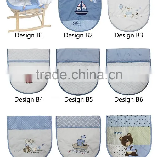Hand Made Cradle Baby Moses Basket / Moses Basket Set /maize Basket/ Bassinet,/ Corn Basket /with Rocking Stand BB-019 photo-2