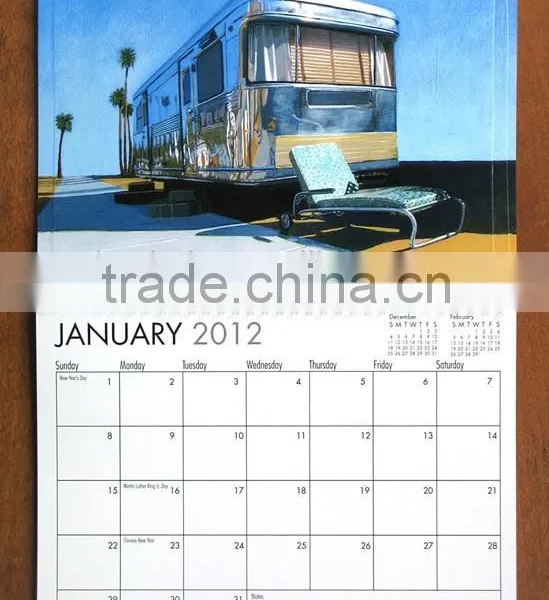 Cheap Calendar 2016 Printing Desk Calendar Wall Calendar Printing photo-3