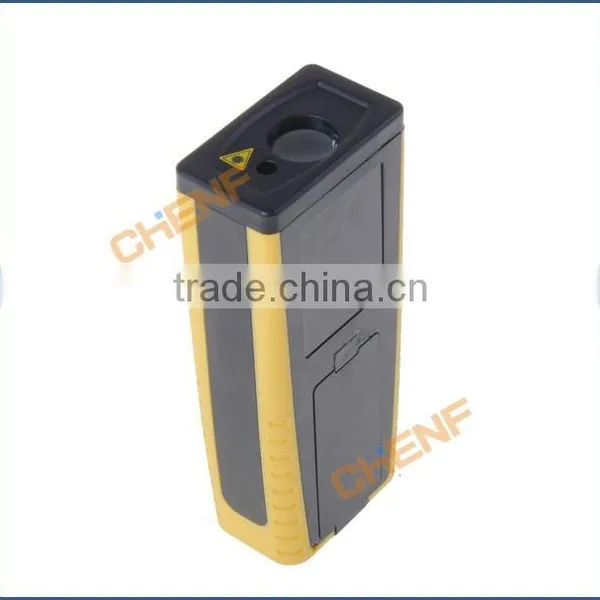 Newest Design Portable Digital LCD Retail Package Yellow / Blue 100m(328ft) Laser Range Finder Rangefinder photo-5