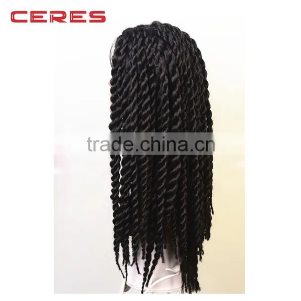 2016 New Fashion Style Virgin Human Hair Lace Front Dreadlock Wig photo-5