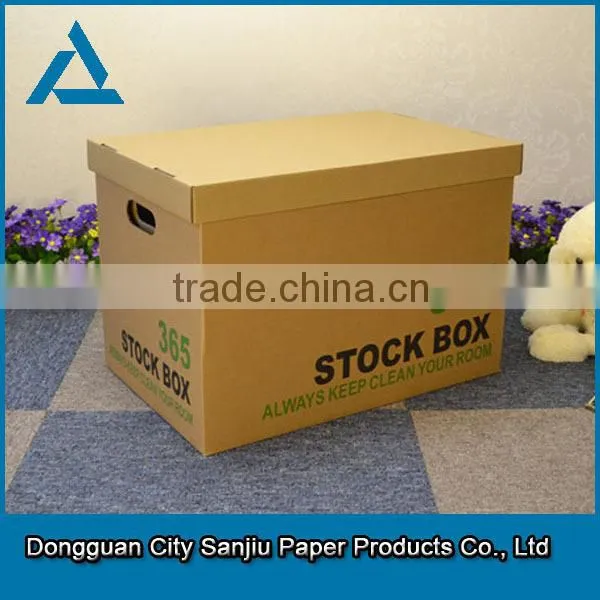 Customized Folding Cardboard File Storage Box photo-3