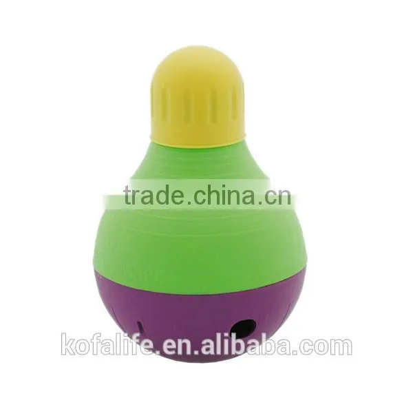 Nice Looking Rubber Bob-A-Lot Interactive Dog PetToy for Play,food Treat Quality Choice