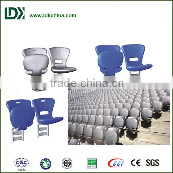 Playground Floor Mounted High Quality With Back Plastic Auditorium Chairs photo-2