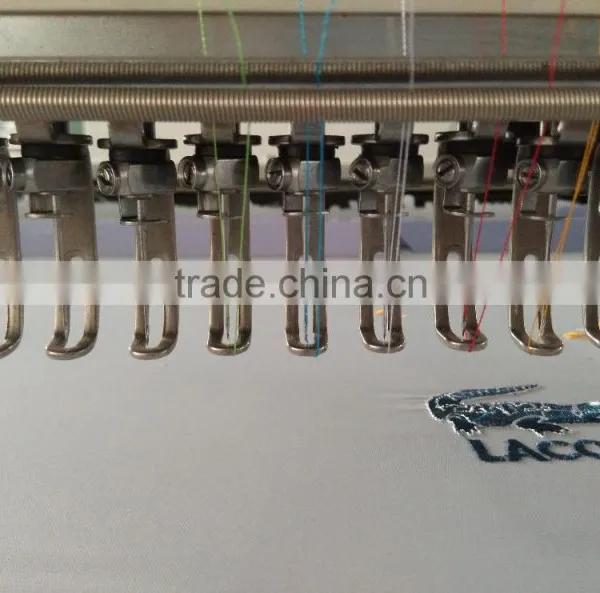 China Guangzhou CNC Computer Flat Garment Cap Hat Sequin Towel Single Two 4 6 Head 6 9 12 Needles Embroidery Machine Price Quality Choice photo-6