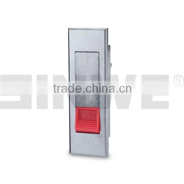 Bright Zinc Push Button Cabinet Lock