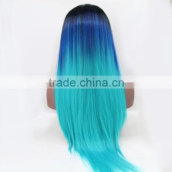 Cheap Raw Two Tone Color Ombre Synthetic Full Lace Wig Quality Choice photo-3