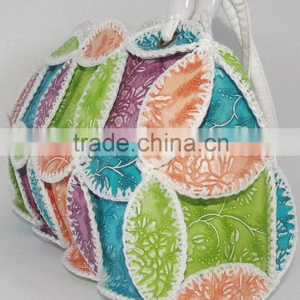 Promotional Tote Bag 2016 Ladies Fashion Girls Fancy Style Totally Handmade Crochet Design photo-6