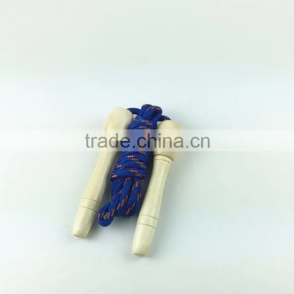 White Cotton Rope Wood Handle Jumping Rope /skipping Rope photo-5