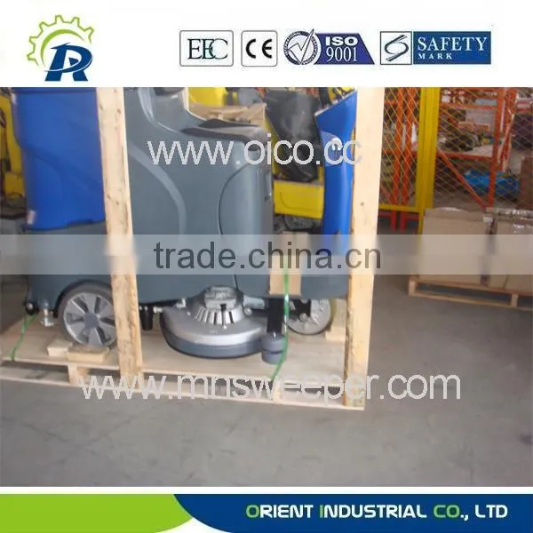 Germany Technology Professional Waiting Lounge Outdoor Ride on Washer Commercial Floor Scrubbers Machine With Lead Acid Battery photo-4