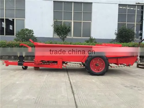 2 Wheel Tractor Trailed Fertilizer Spreader Lime Spreader Truck Manure Spreaders for Sale photo-3