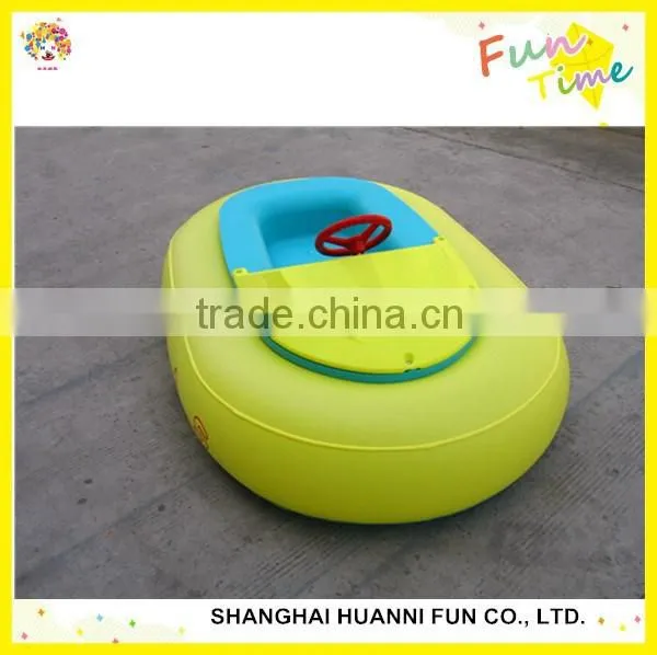 2015 Newly Design Motorized Kids Electric Bumper Boat With PVC Inflatable Tube Factory photo-3