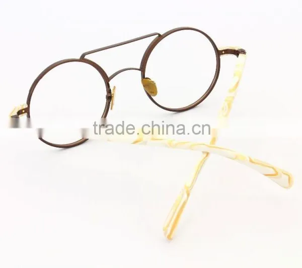 GB109 Classic Bridge Elegant Round Frame Reading Glasses photo-4