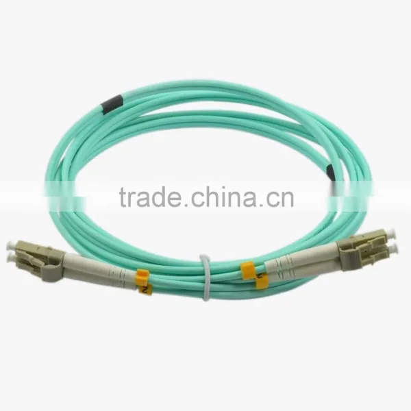 10Gb Multimode 50/125 OM3 Coring LC Aqua Duplex Fiber Optic Patch Cord/patch Cable/patch Lead photo-3