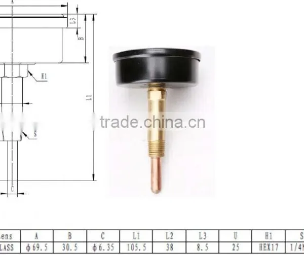 Recording Thermometer Pressure photo-3