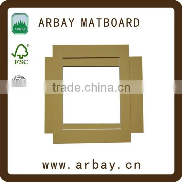 Wholesale Precut Acid Free Paper Matboard Mount Board Mat Board for Photo Frame photo-3