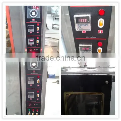 2016 10 Trays Big Capacity Commercial Baguette Gas Oven Convection Oven With Steam Function photo-4