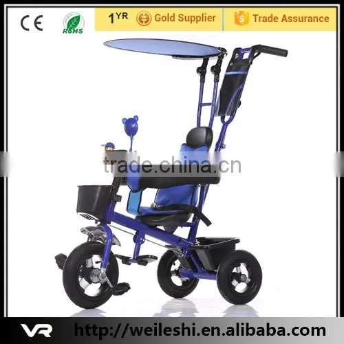 High Quality Baby Tricycle With Canopy/ Kids Tricycle Bike With Push Bar photo-3
