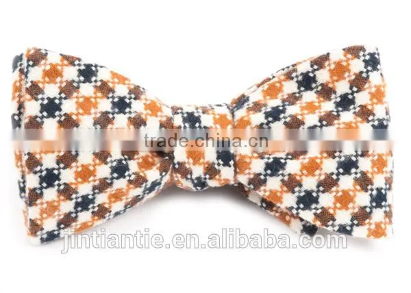 2016 Hot Selling Cheap and Fashion Plaid Mens Silk Bow Tie for Boys photo-3