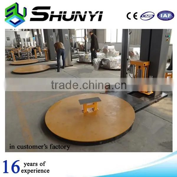 Wrapping Machine Type Motorized Top Platen Pallet Wrapping Machine photo-5