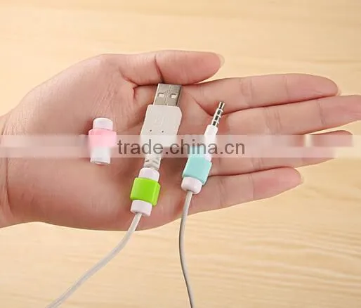 Good Design Silicon Protector For Cable Data / Protector for Earphone Cable / Cellphone Cord Protector photo-5