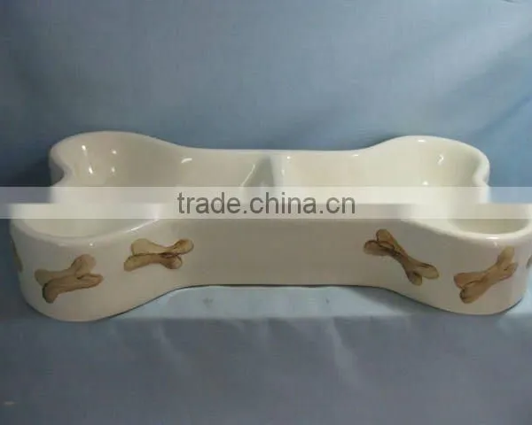 Ceramic Pet Bowl With Little Paw