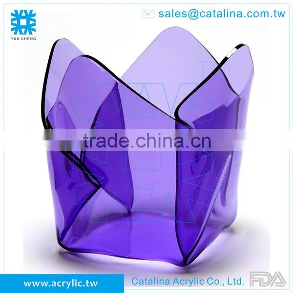 ST-108 Hand Made Acrylic Decoration Wine Cooler Ice Bucket photo-4