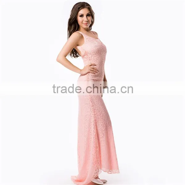 Best Selling Sleeveless Lace Formal Dress Long Maxi Dress Evening Dress photo-2