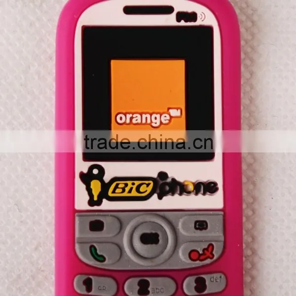 Mobile Phone Cell Phone Soft Pvc Keychain Pvc Rubber Key Chain photo-2