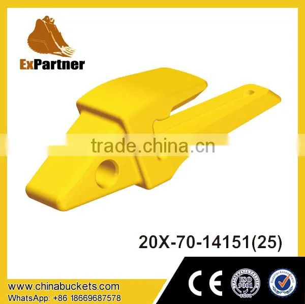 Excavator Bucket Teeth and Adapters 20X-70-14151 For PC100 Excavator Bucket