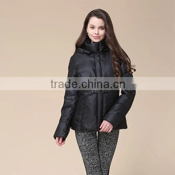 2015 Fashion Ladies Fancy Office Long Coat Design photo-4