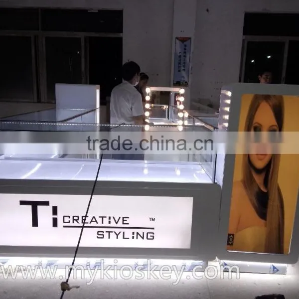 Unique Hair Accessories Display Showcase | Hair Accessories Display Stand | Hair Extension Kiosk for Sale photo-5