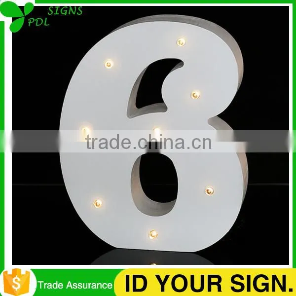 Best Quality Decorative Letter Lights Wooden photo-5
